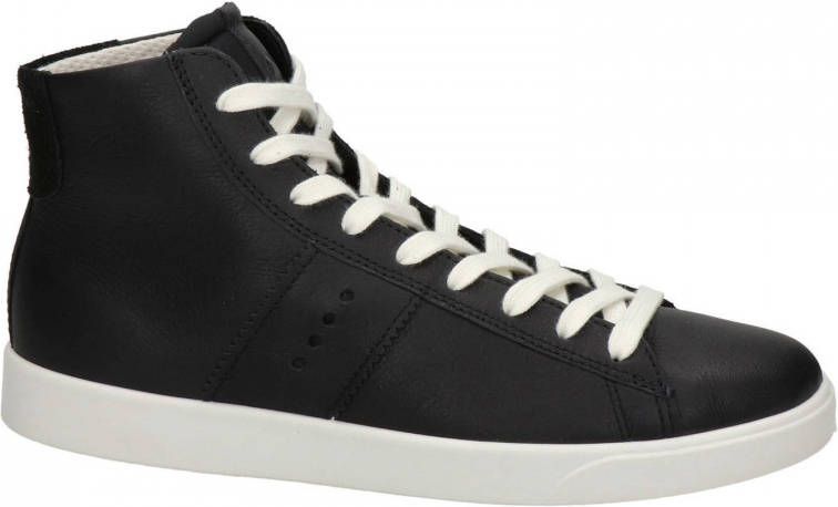 Ecco Street Lite M comfort hoge leren sneakers zwart online kopen