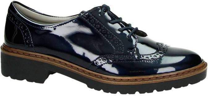 Jenny veterschoenen blauw - Damesschoenen.nl