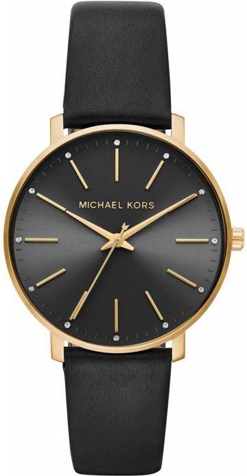 Michael Kors Horloges Pyper MK2747 Zwart - Damesschoenen.nl
