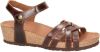 Panama Jack Chia Clay leren sandalen bruin online kopen