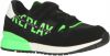 REPLAY Shoot Jr Elastic suède sneakers zwart/groen online kopen