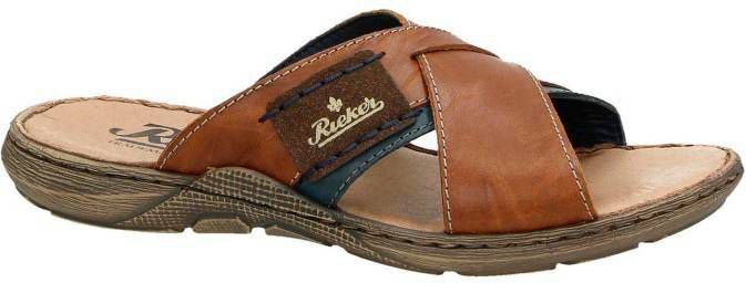 Rieker slippers bruin - Damesschoenen.nl