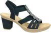 Rieker sandalettes donkerblauw online kopen