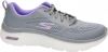 Skechers Go Walk sneakers grijs/paars online kopen