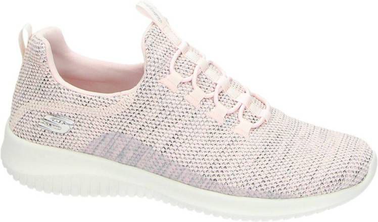 Skechers Ultra Flex lage sneakers roze - Damesschoenen.nl