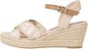 Tommy Hilfiger Groene Sandalen Tommy Webbing Low Wedge online kopen