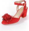 Alba moda Sandaaltje van zacht geitensuède Rood online kopen