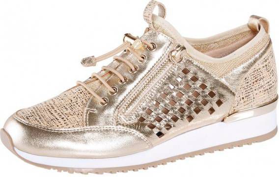 Michael Kors Gouden Lage Sneakers Pippin Trainer - Schoenen.nl
