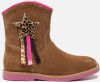 Shoesme SI21W082 B leren cowboylaarzen bruin/roze online kopen