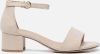 Tamaris Naakt elegante open hoge hiel sandalen , Beige, Dames online kopen
